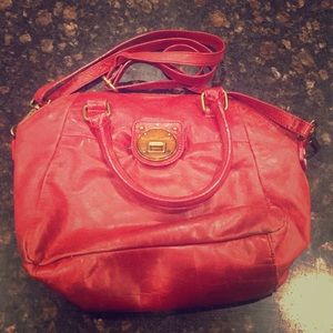Beautiful Elliott Lucca red leather purse handbag